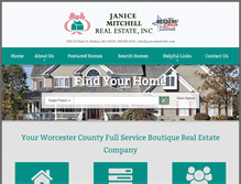 Tablet Screenshot of janicemitchellre.com